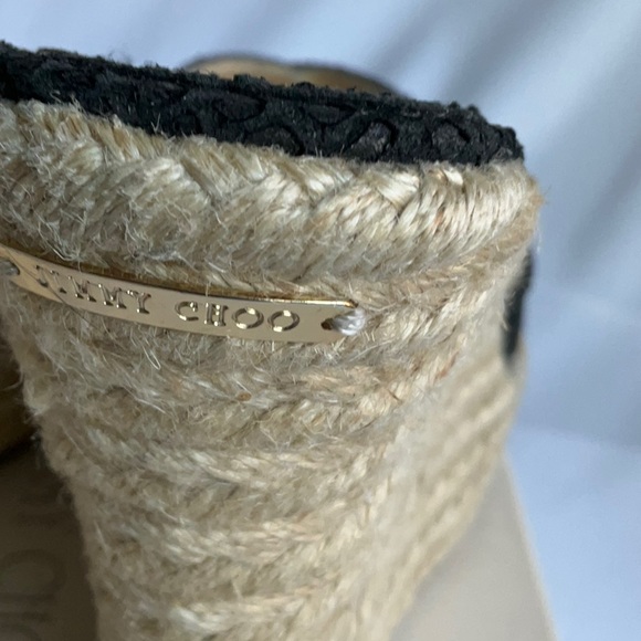 Jimmy Choo Wedge Sandals 37/7 - Picture 3 of 7